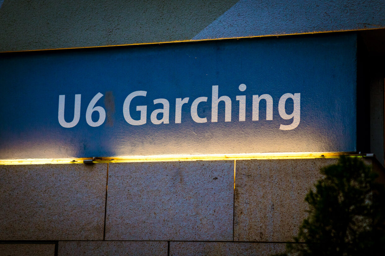 U6 Haltestelle Garching